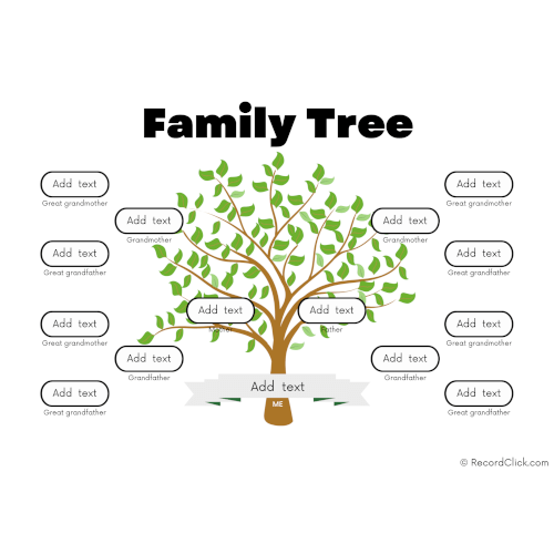 Free Printable Family Tree And How To Gather Family History