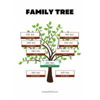 Adoptive Family Tree Template
