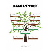 Adoptive Family Tree With Siblings Template