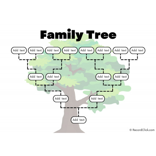 Download A Blank Family Tree Template RecordClick