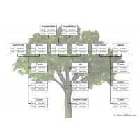 Family Tree With Cousins Template