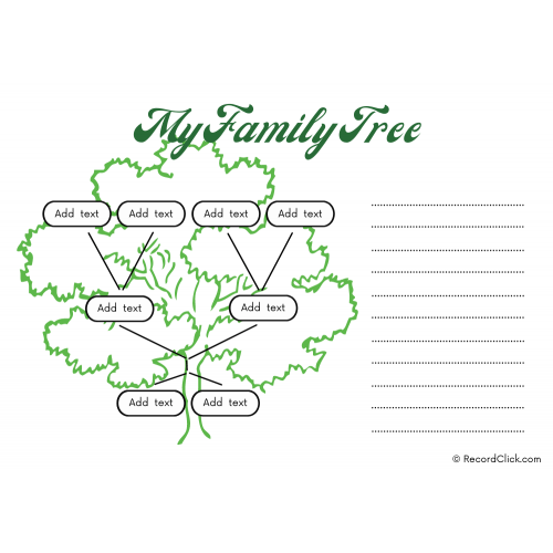 Family Tree Worksheet