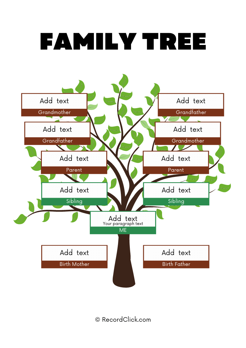 extended family tree chart