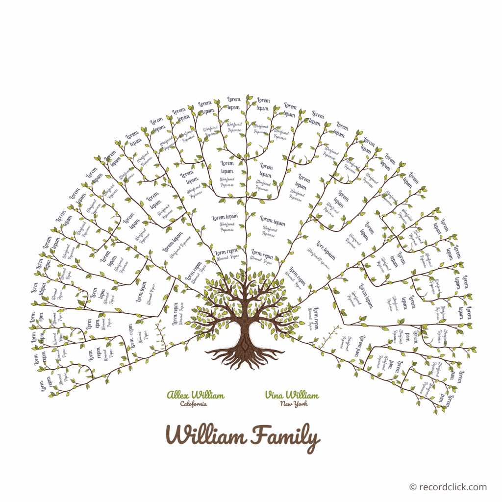 Family Tree Chart to Fill in - 16x24'' 6 Generation Genealogy Poster Blank  Fillable Ancestry Chart | Large Print Family Tree Picture Frame Wall Decor  Gift for Family Member - Walmart.com