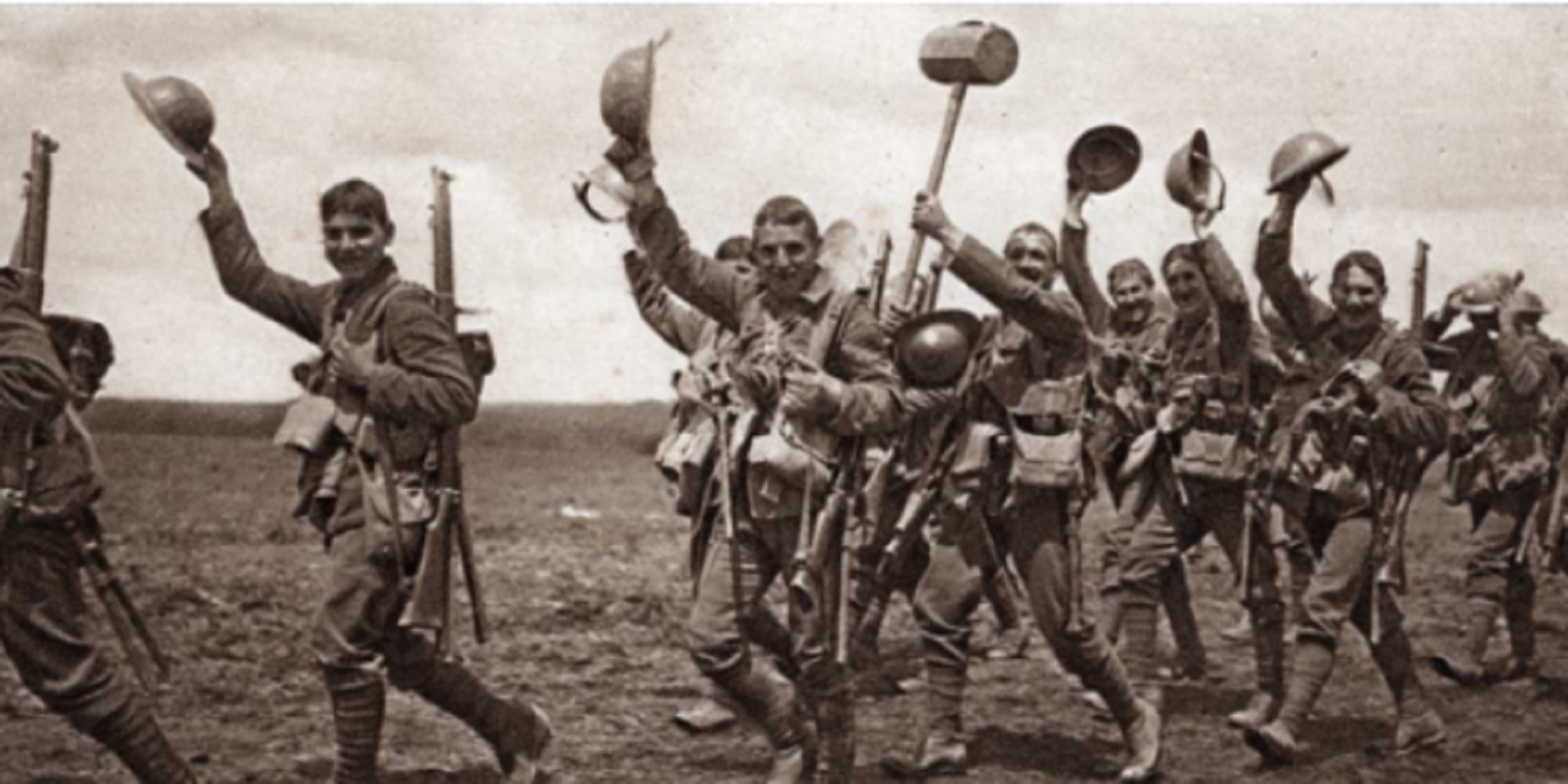 Military officers walking